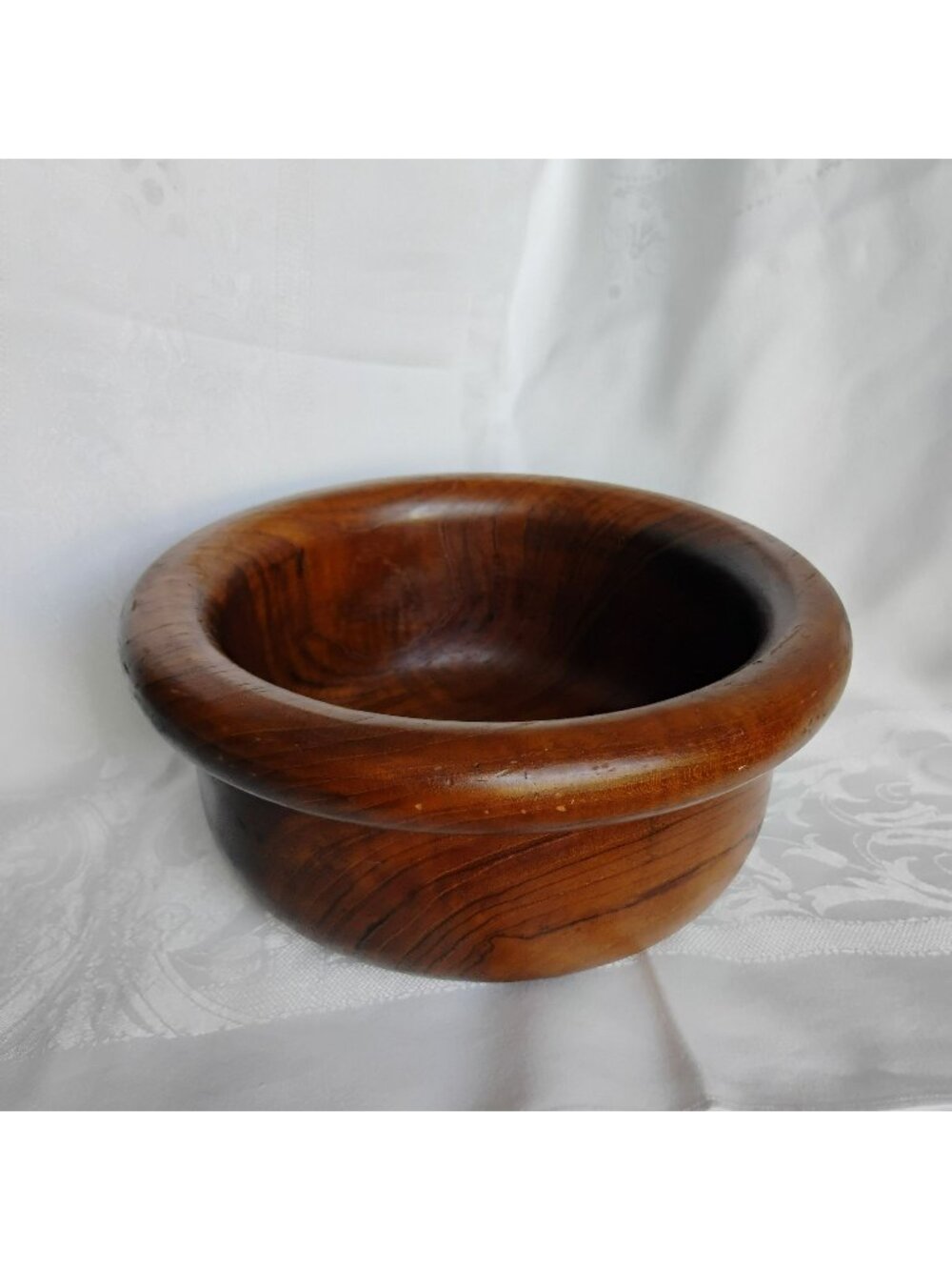 Vintage Knobler Genuine Teak Wood Master Salad Bowl 11.5”, Mid Century Modern